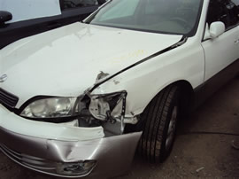 1998 LEXUS ES300, 3.0L AUTO, COLOR WHITE, STK Z15848